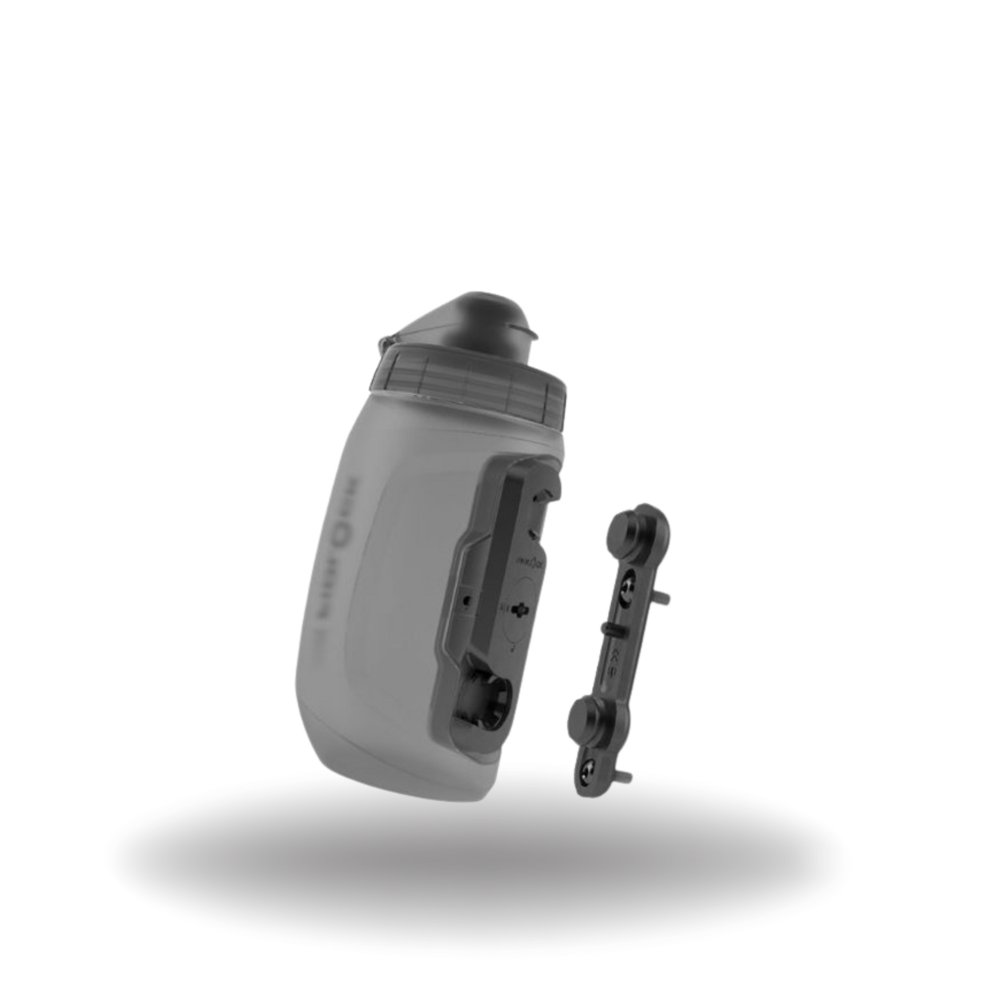 Fidlock Botella Antibacterial TWIST 450 + Base magnética para bicicleta, Negro transparente - AB-09611-P11032(TBL) -