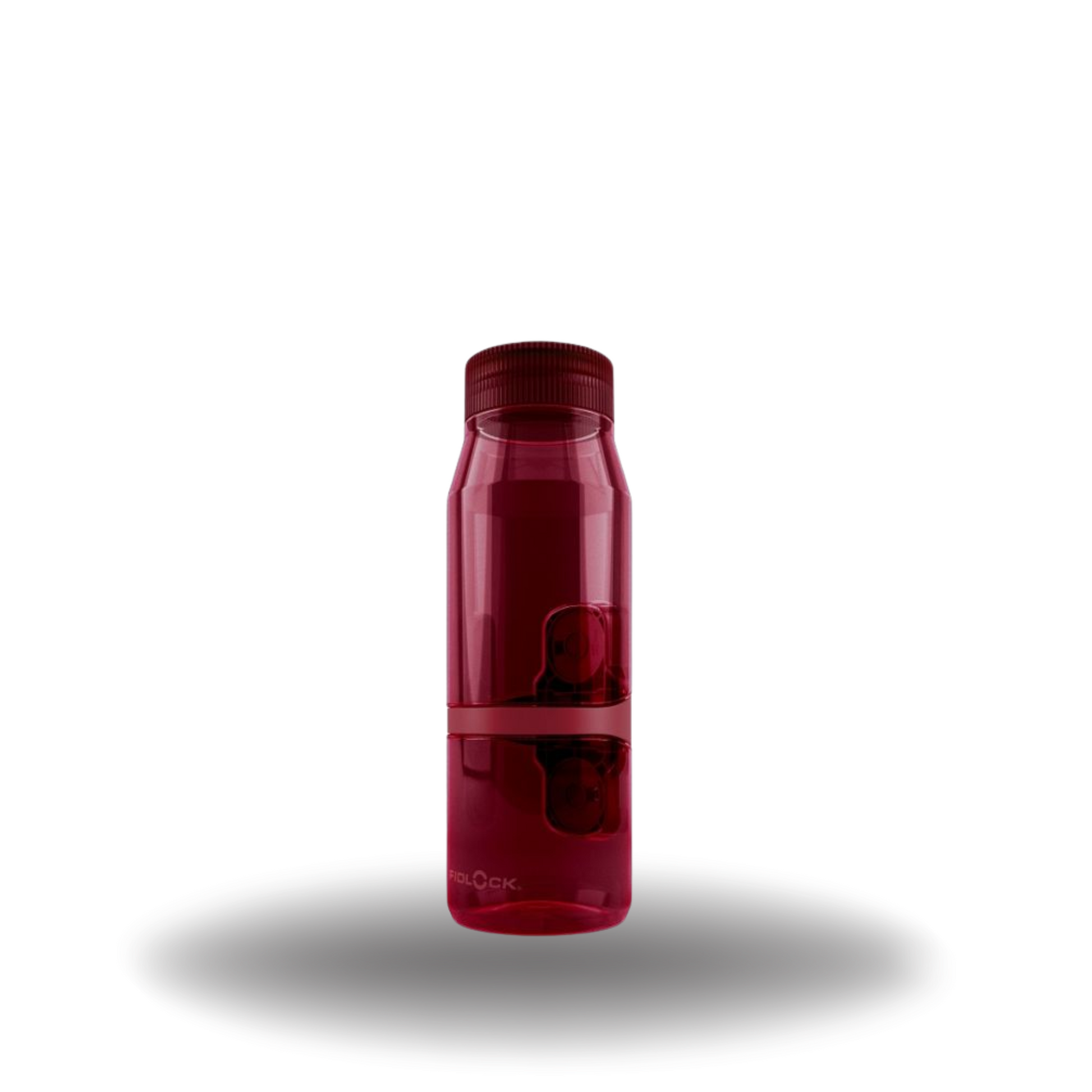 Fidlock Botella sola TWIST 700 life, Rojo oscuro transparente - 09677(CDR)