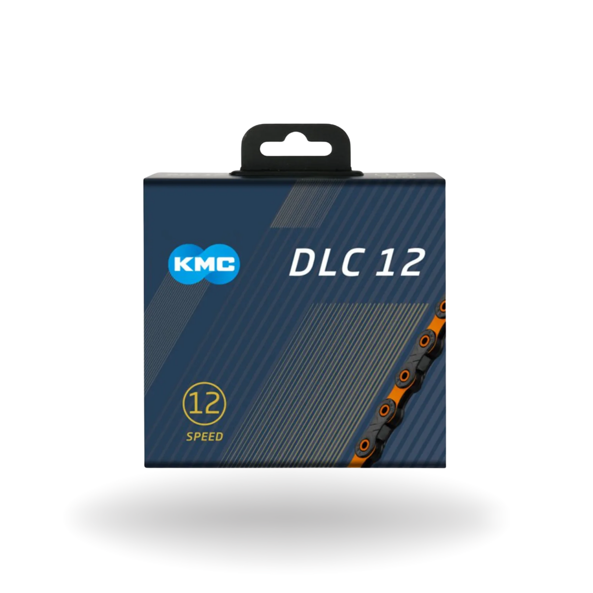 Cadena KMC DLC 12 126 links Orange