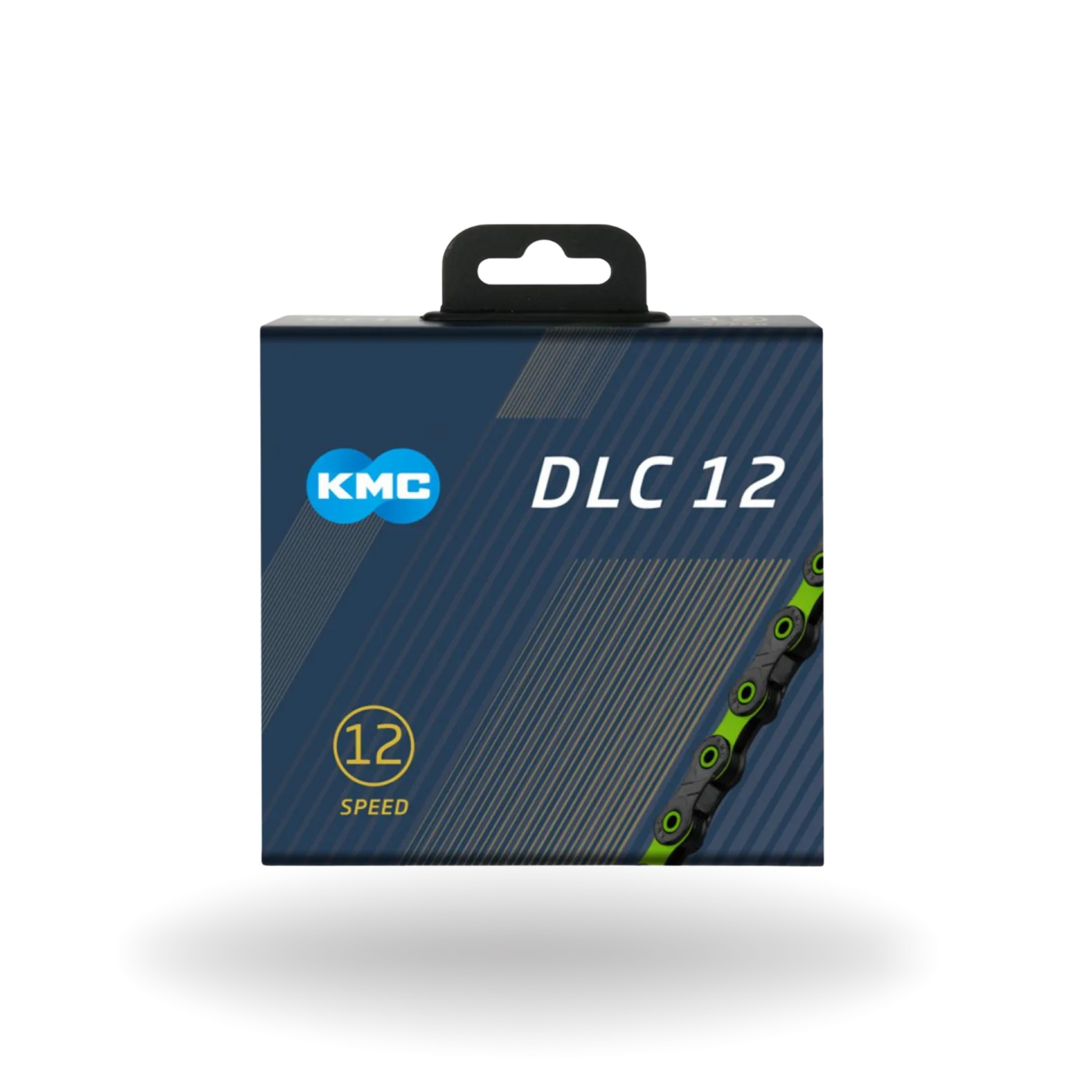 Cadena KMC DLC 12 126 Links Green Coating