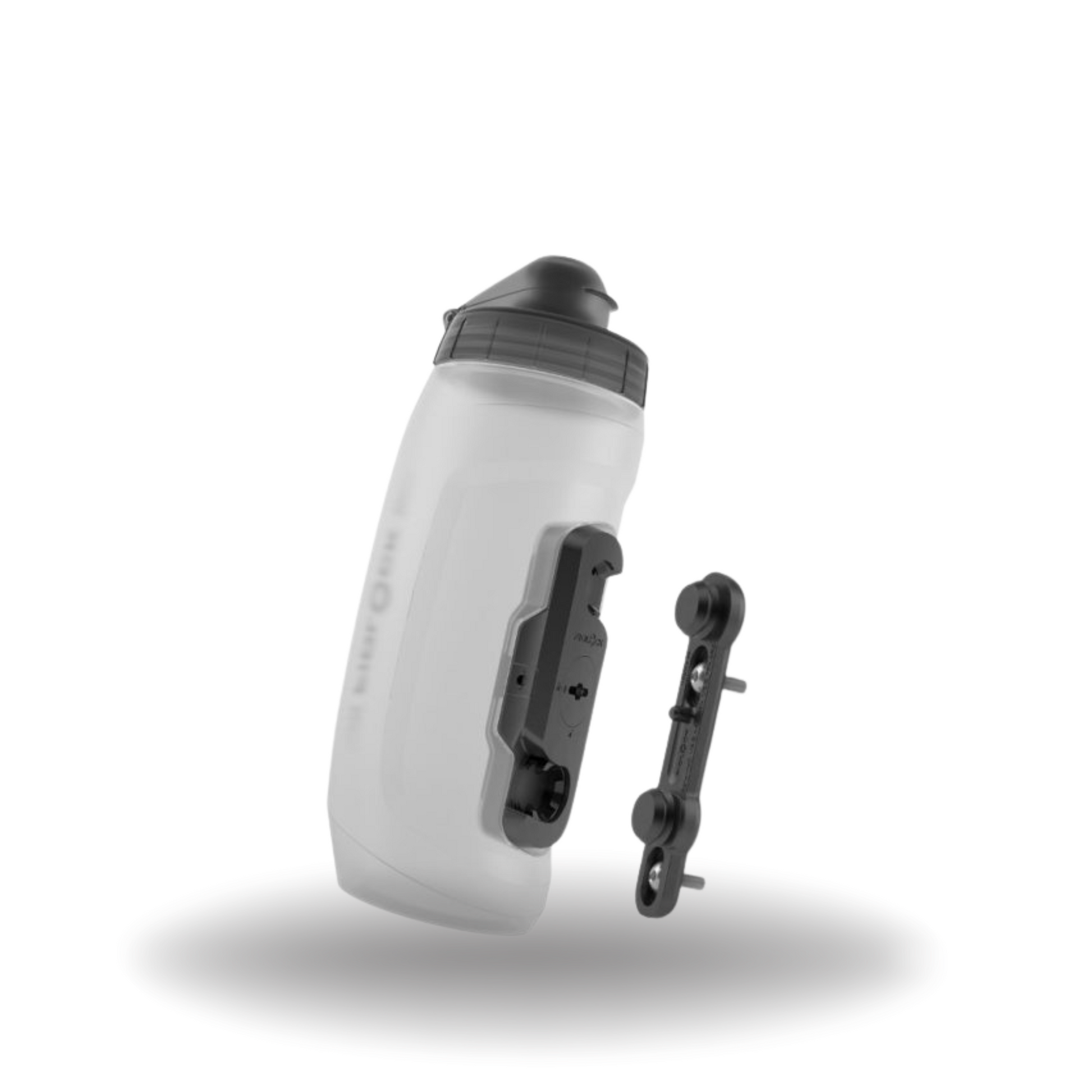 Fidlock Botella TWIST 590 + Base magnética para bicicleta, Blanco transparente - 09636(CLR)