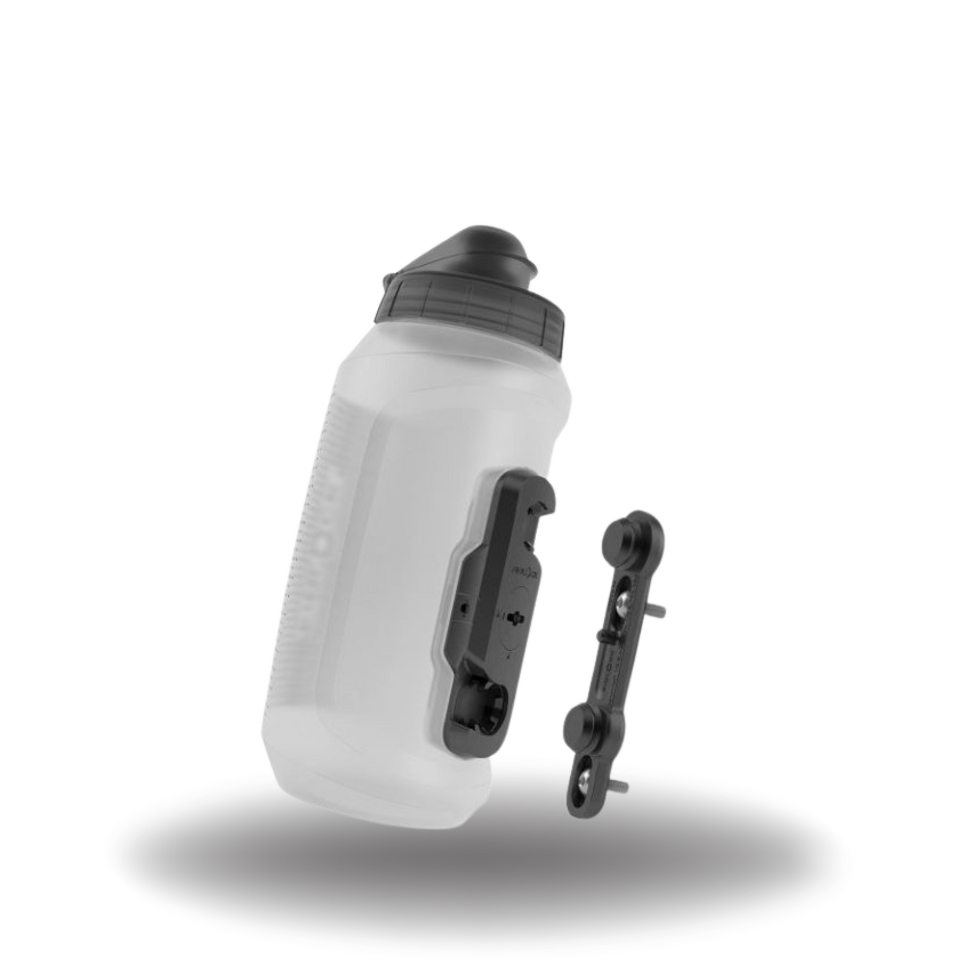 Fidlock Botella TWIST 750 compact + Base magnética para bicicleta, Blanco transparente - 09676(CLR)