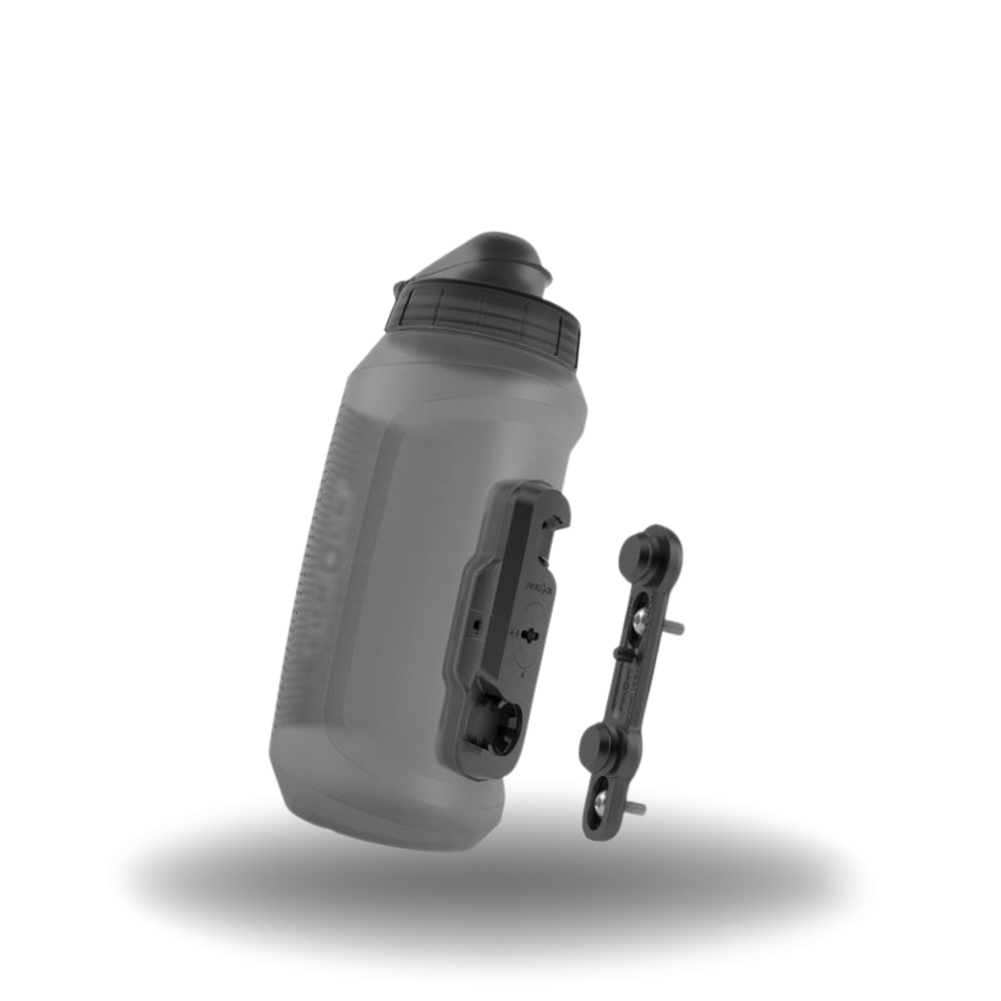 Fidlock Botella Antibacterial TWIST 750 + Base magnética para bicicleta, Negro transparente - AB-09676-P01032(TBL)
