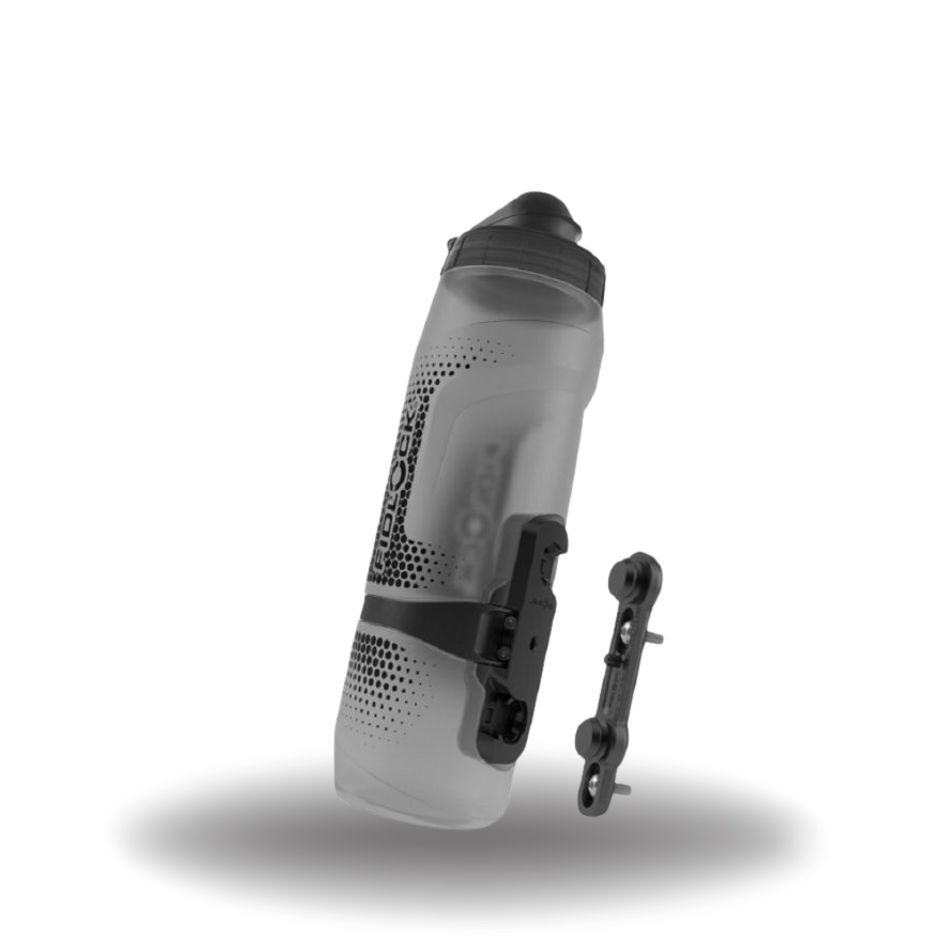 Fidlock Botella Antibacterial TWIST 800 + Base magnética para bicicleta, Negro transparente - AB-09653-P01032(TBL)-