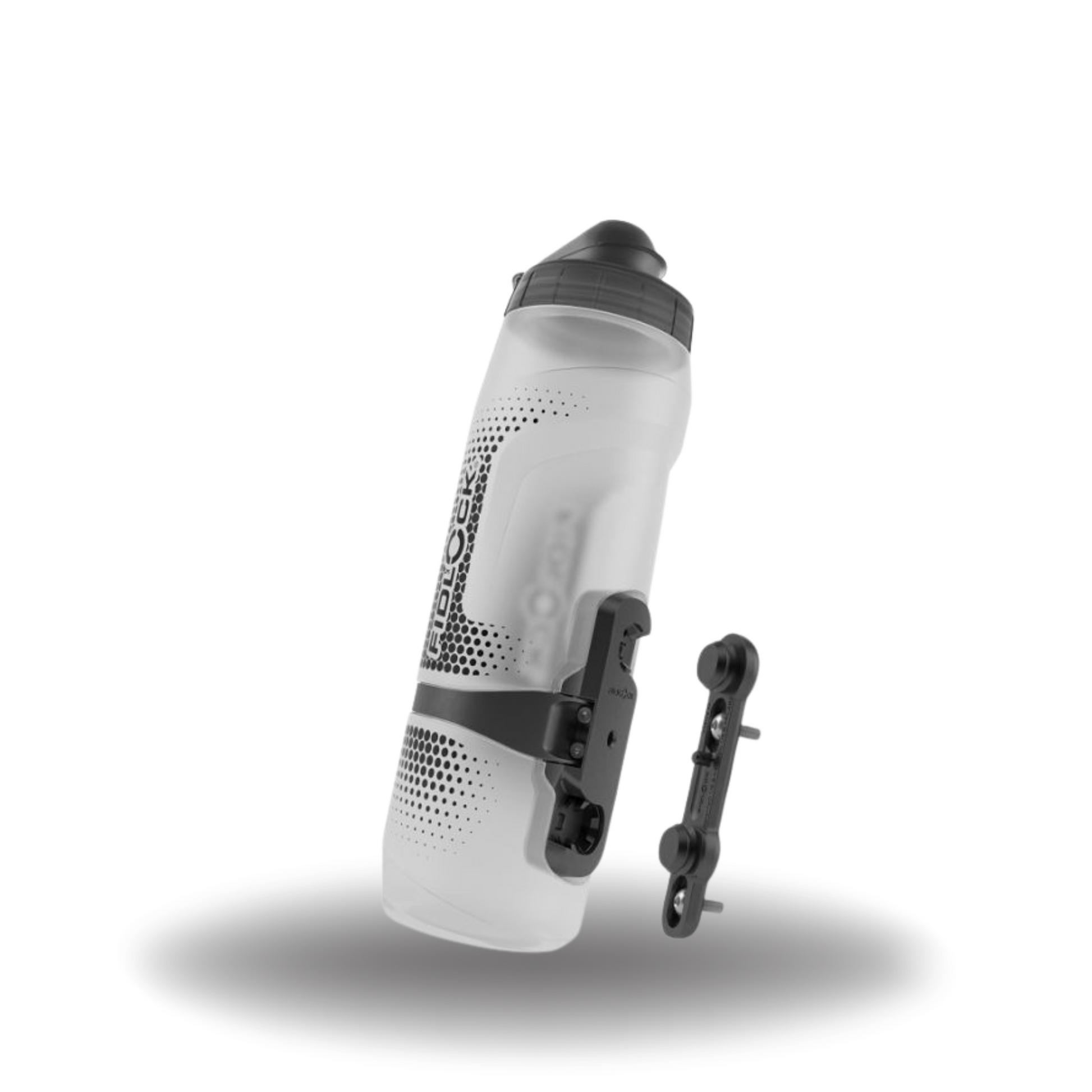 Fidlock Botella TWIST 800 + Base magnética para bicicleta, Blanco transparente - 09653(CLR)