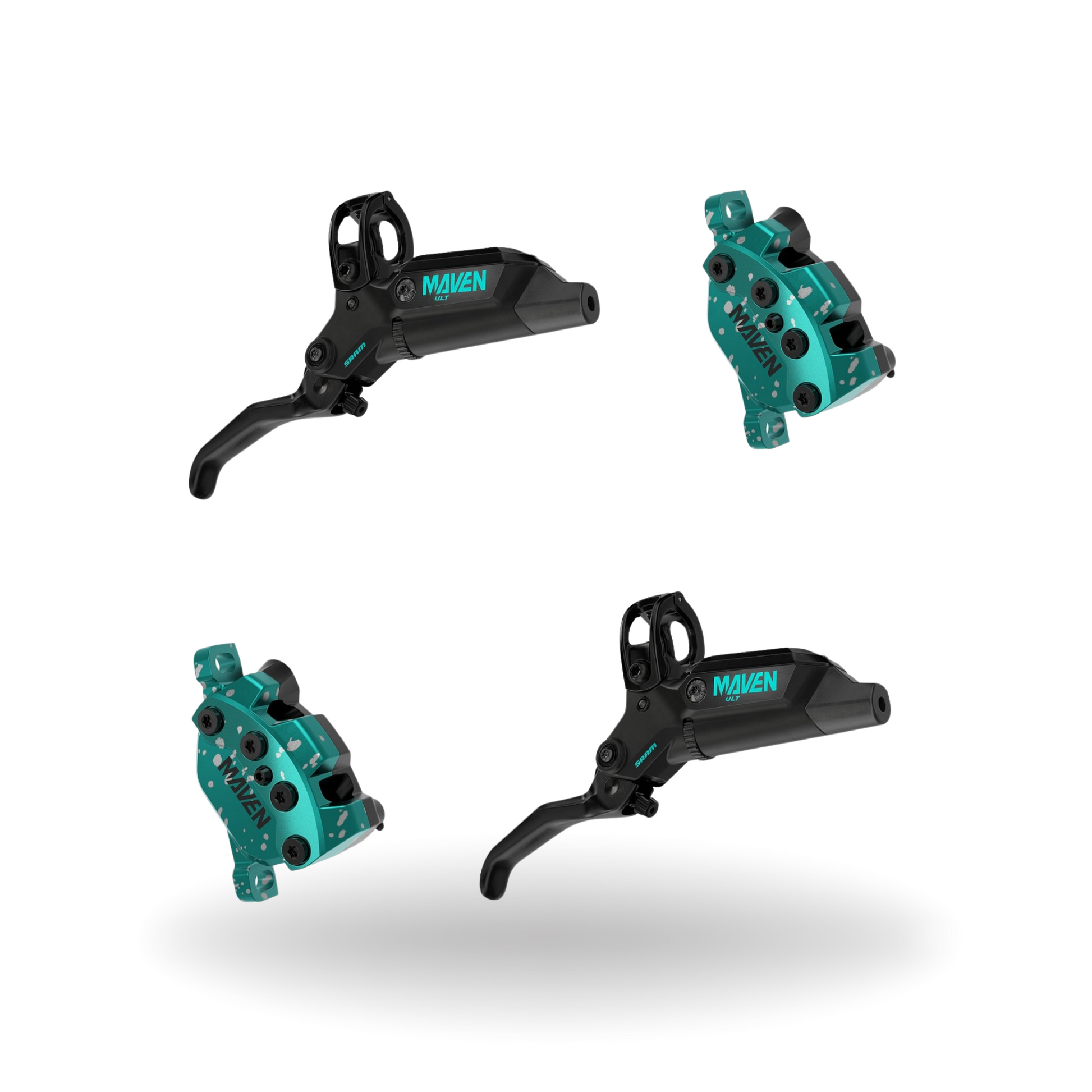 Kit de Freno de Disco MAVEN ULT. Stealth Expert. Teal.