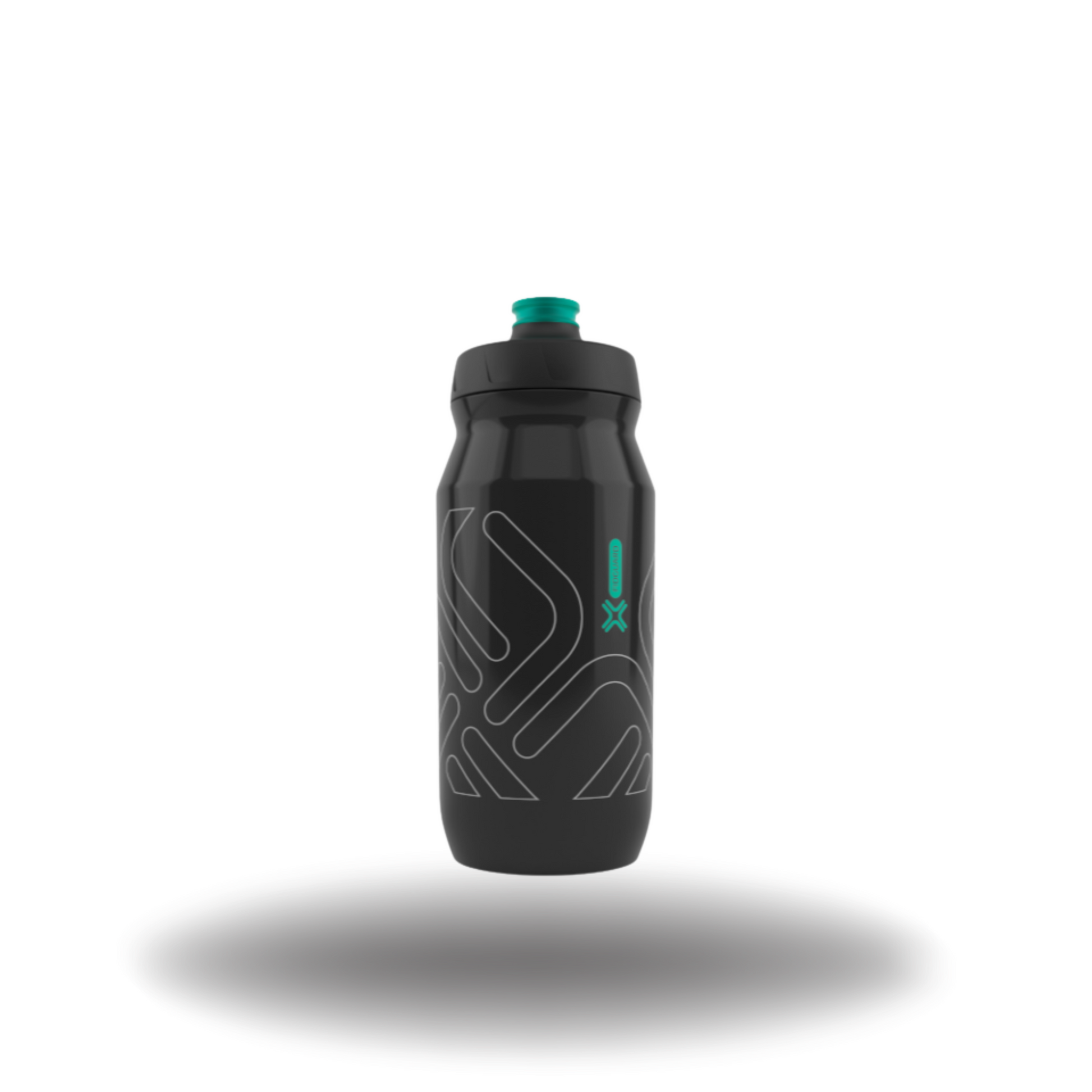 Fidlock Botella FIDGUARD 600 antibacterial, Negro+Gris - AB-09701(BLK+GY)
