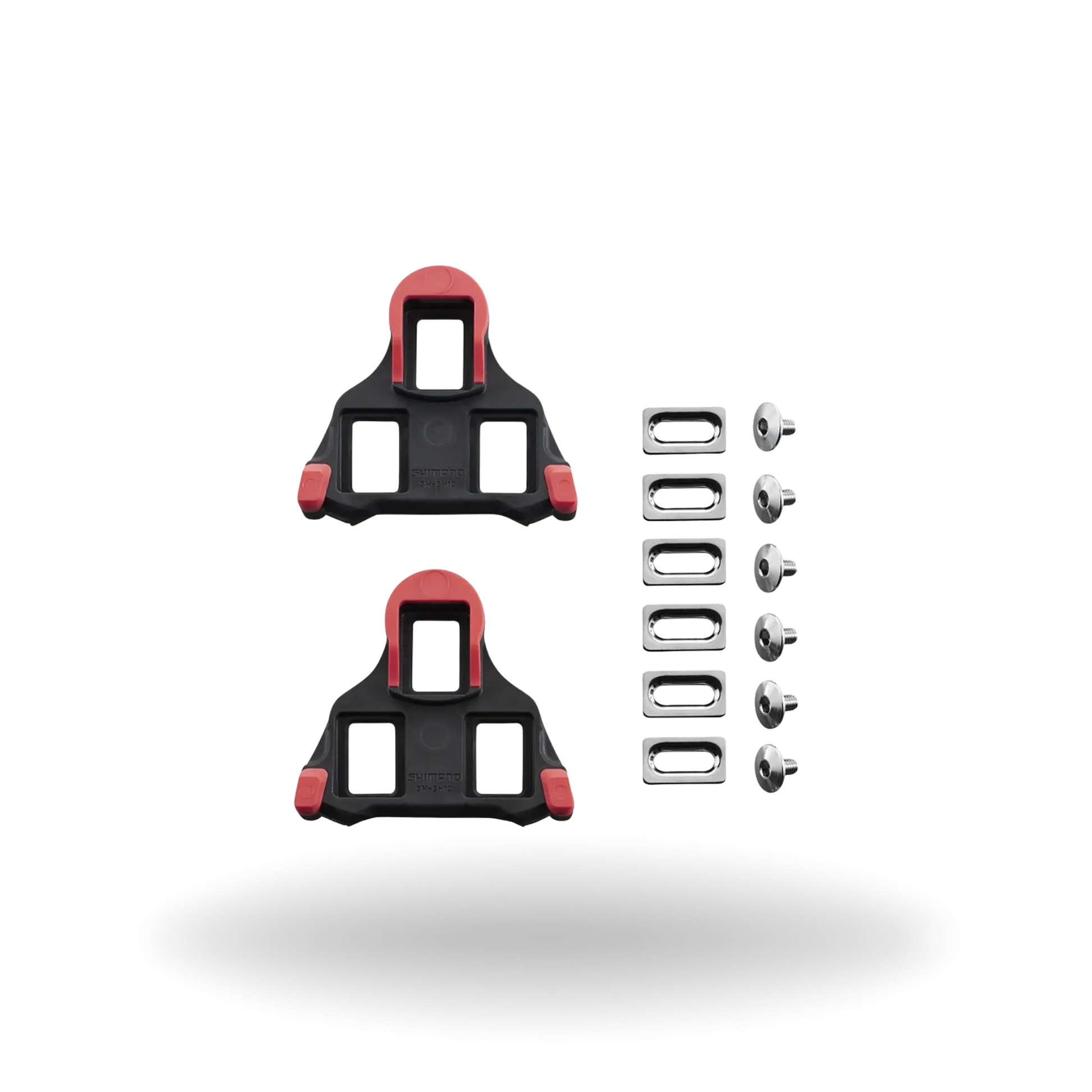 Calas Shimano Ruta SM-SH10 Cleat Set Rojas