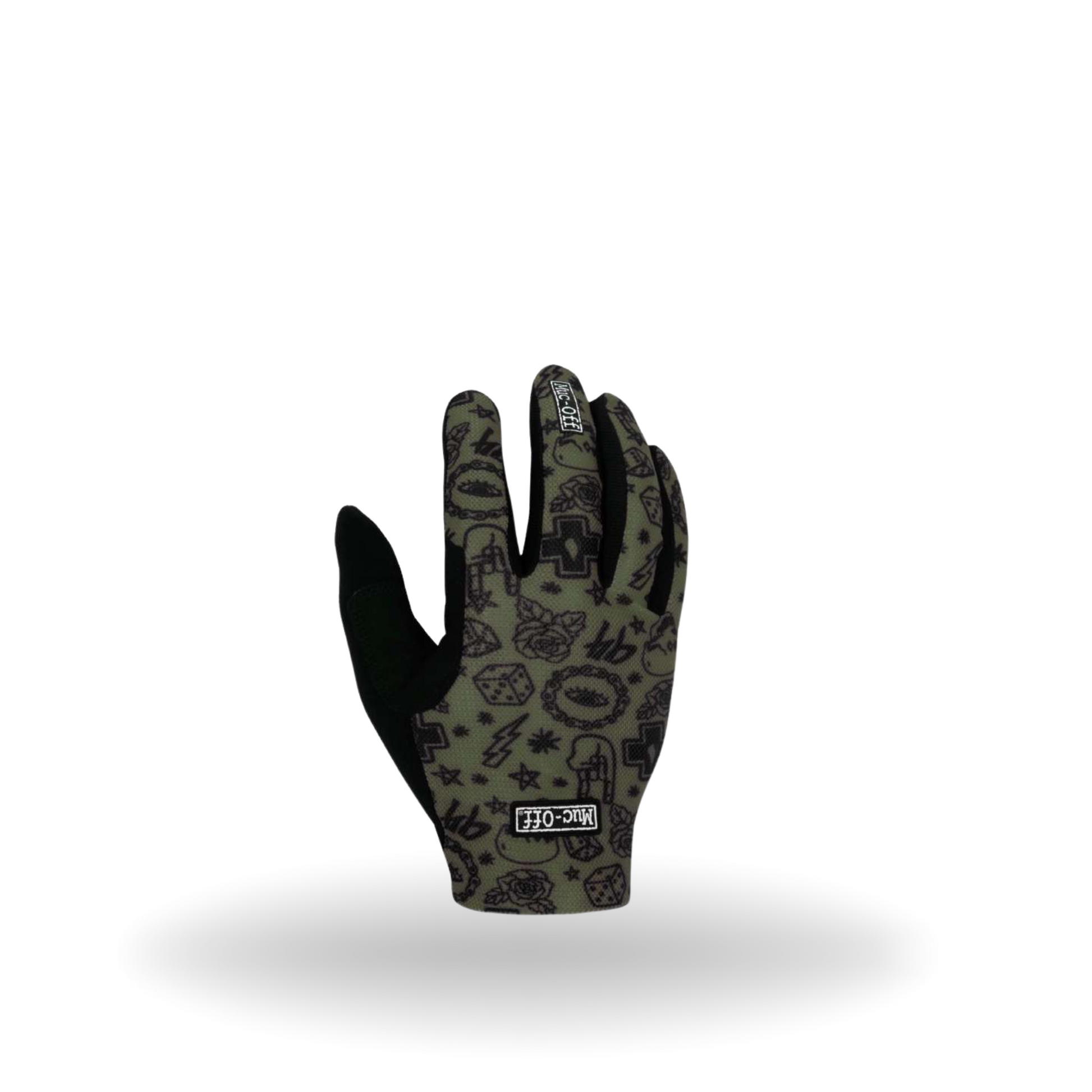 Muc Off Summer Lightweight Mesh Ride Gloves M Green GREEN