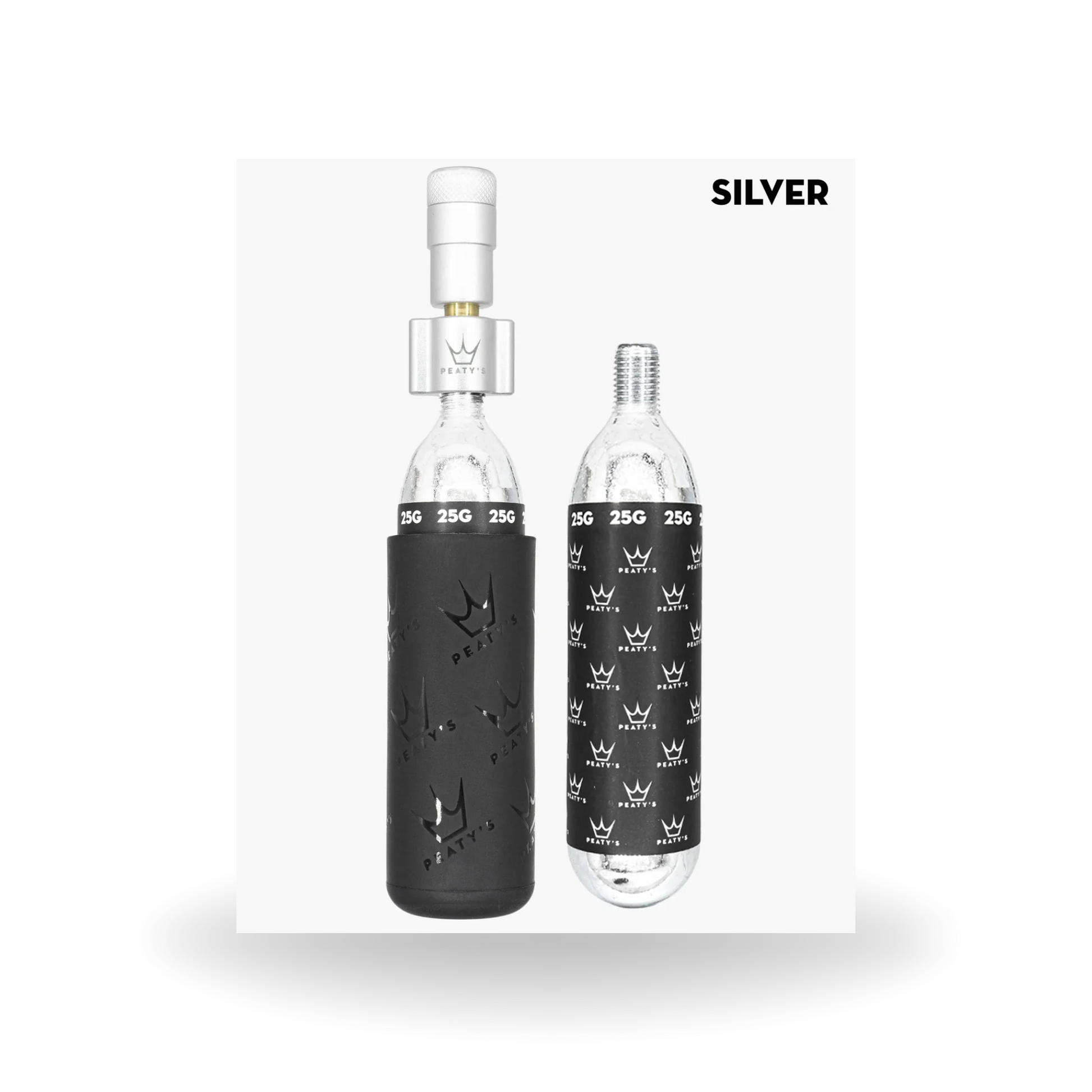 Peatys Inflador CO2 16gr Silver