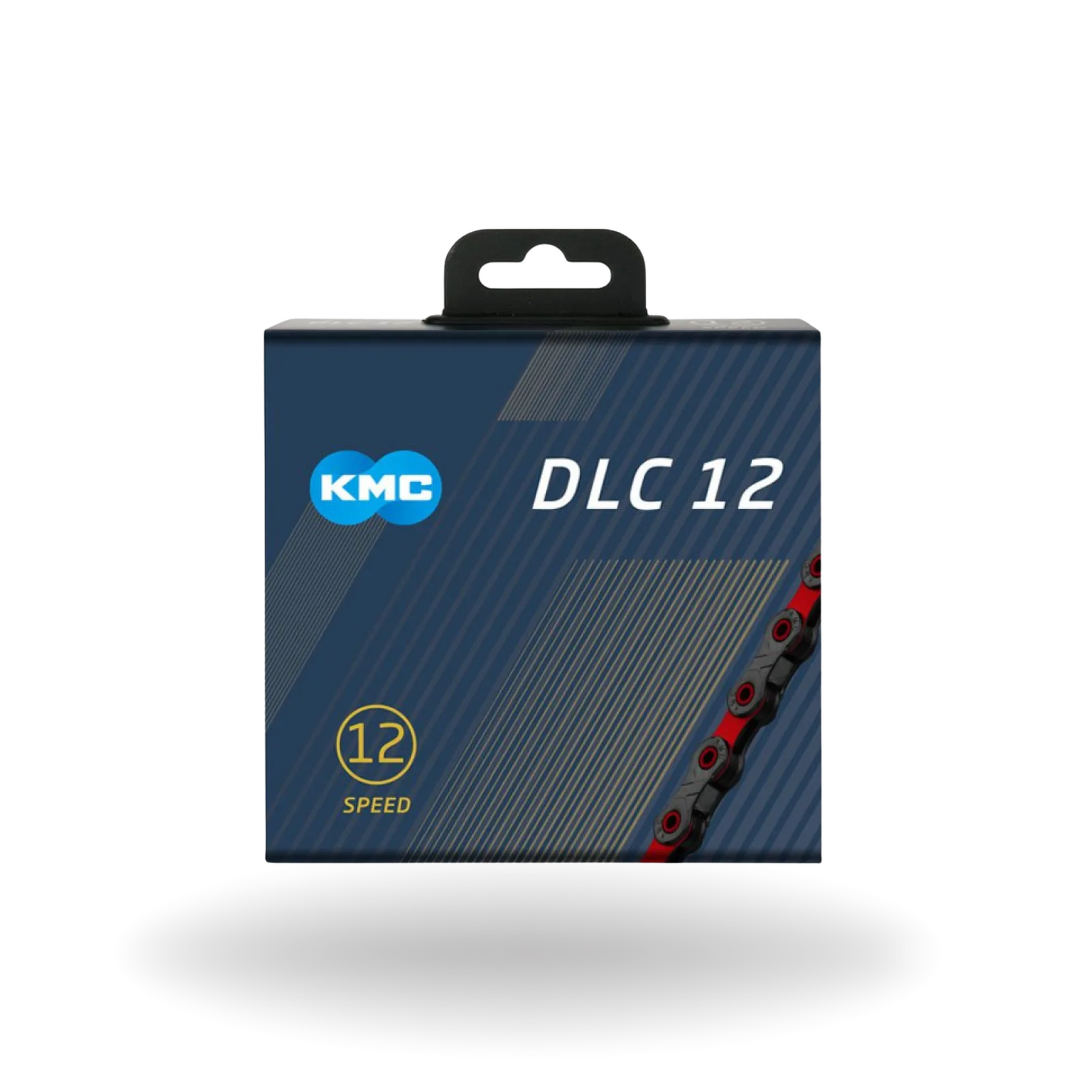 Cadena KMC DLC 12 126 Links Red Coating