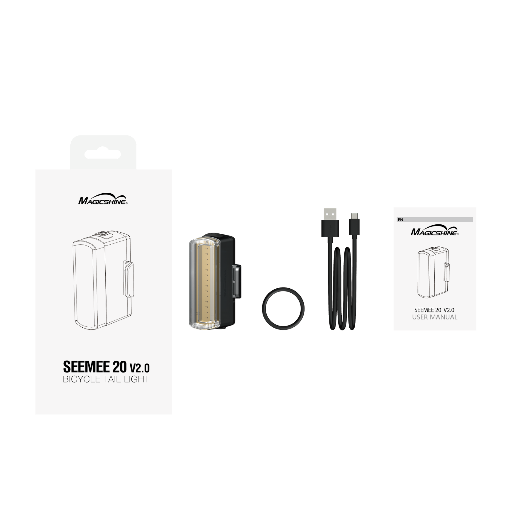 Magic Shine - Luz trasera Seeme 20 V2