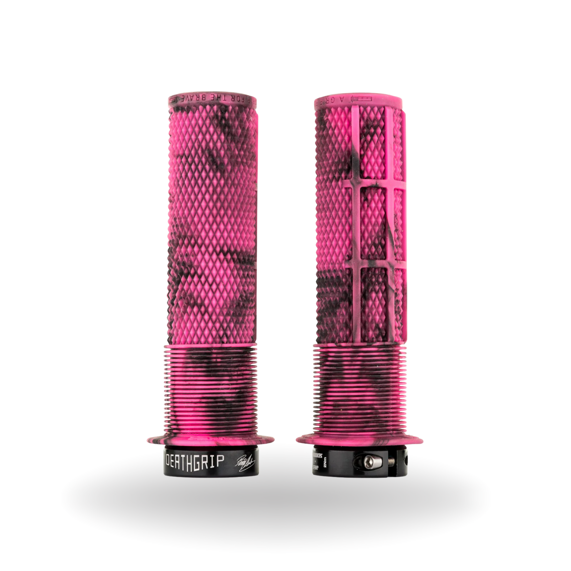 Grips DMR  Deathgrip Thick Soft marble pink - DMR-G-BREN-THICK-MP