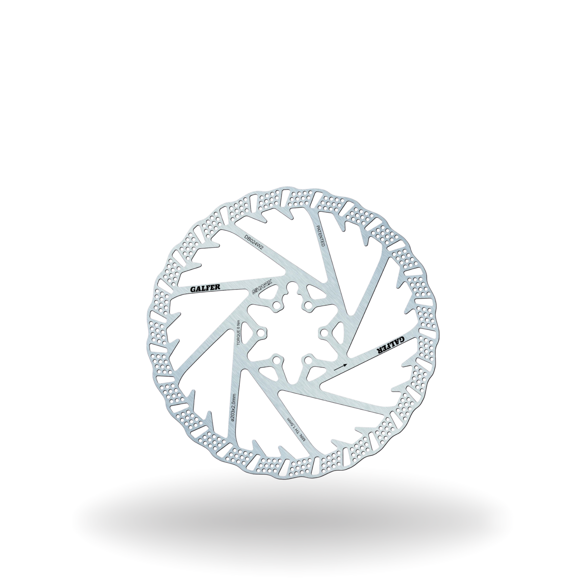 Disco de Freno Galfer Shark 203mm x 2.0 - DB024W
