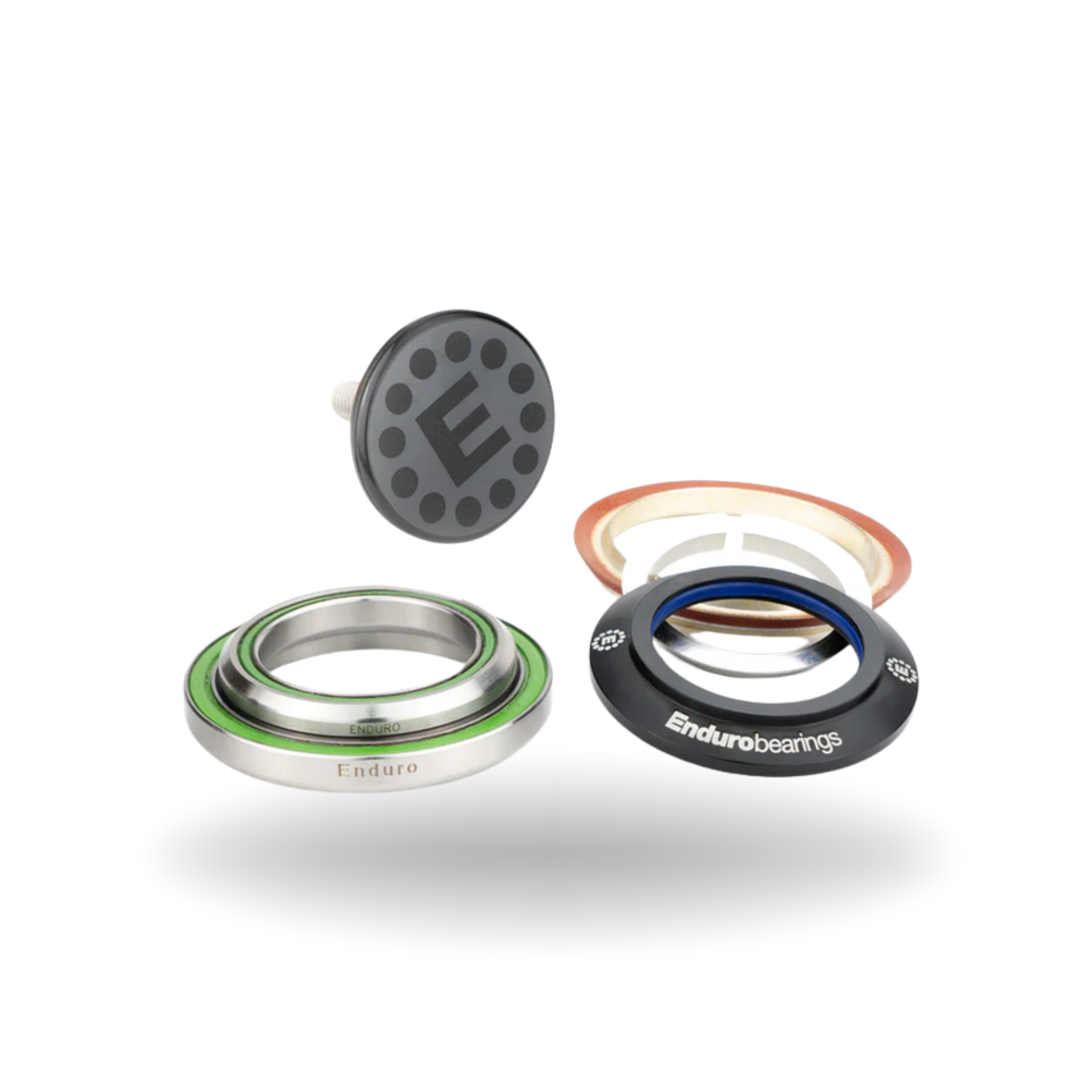 HDK-0012 - Juego de dirección integrado tipo Drop-In IS42/IS52 45x45  - Enduro Bearings