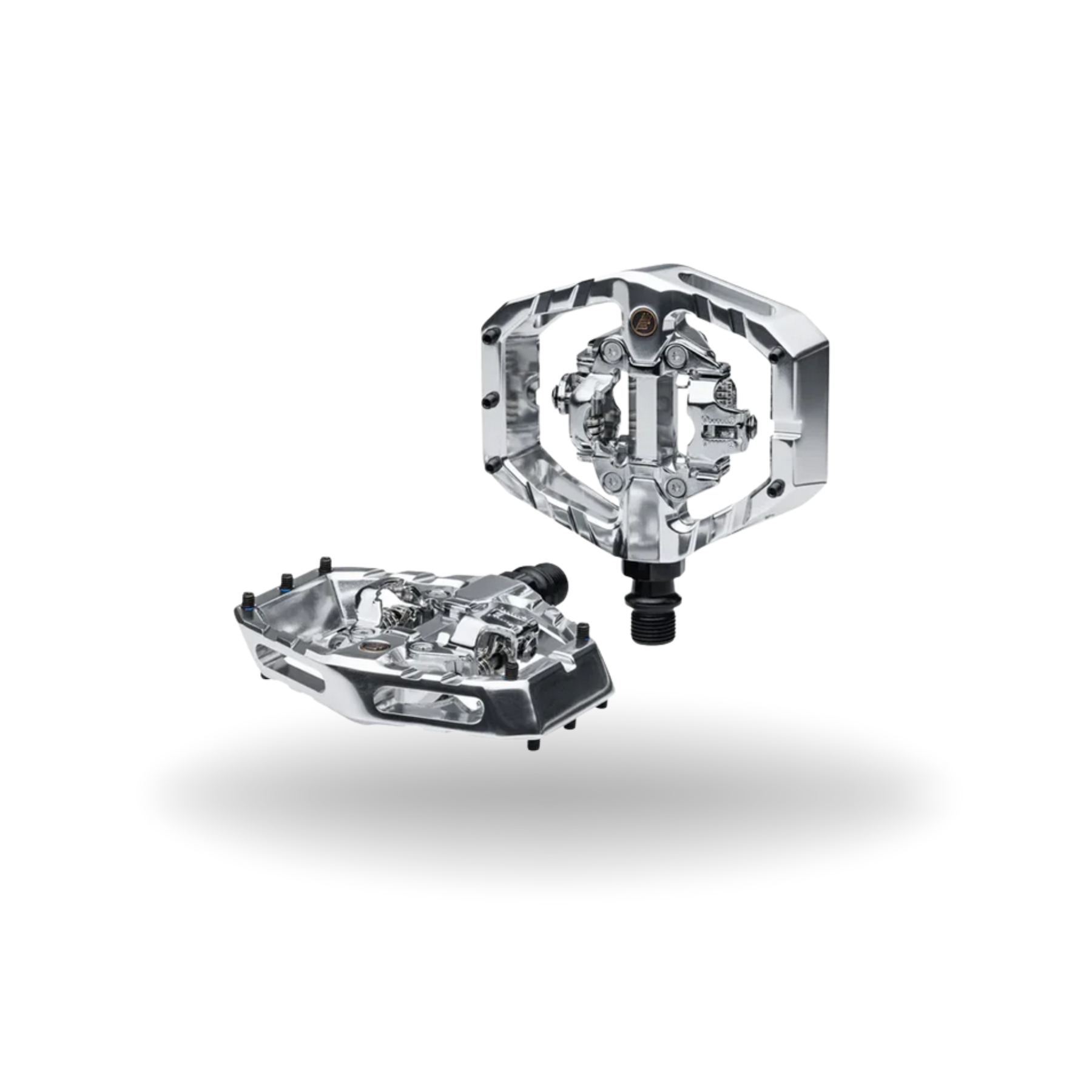 Pedales Title Connect Clipless Cromo