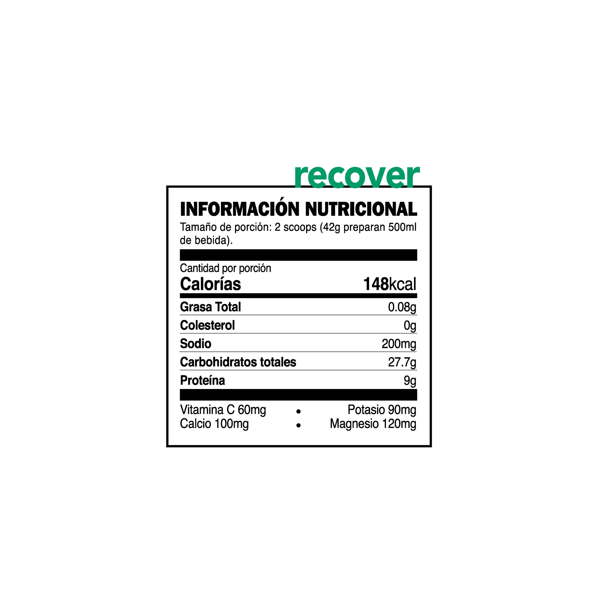 GOPAK RECOVER Vainilla Canela - 630gr